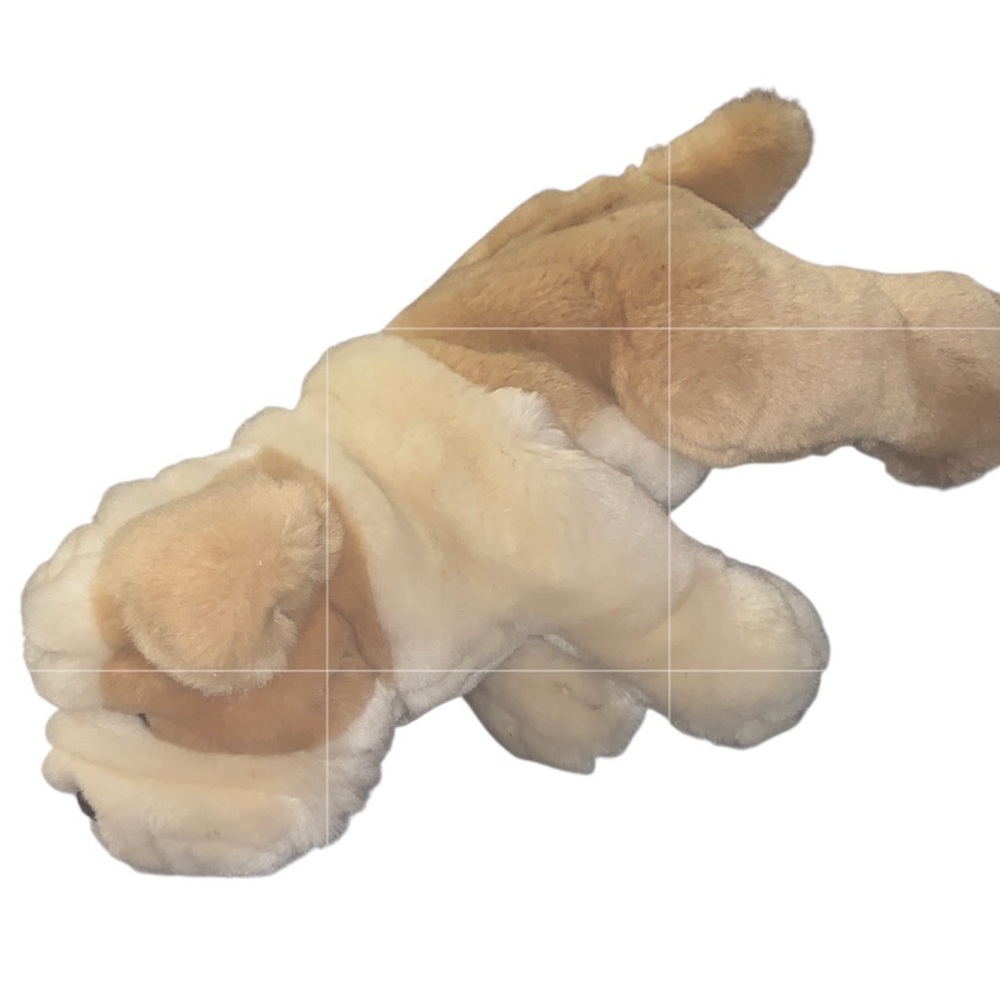 Fao Schwarz Vintage Plush Shar pei Dog Plush Toy